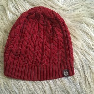 Handmade Dark Red Beanie New Unisex